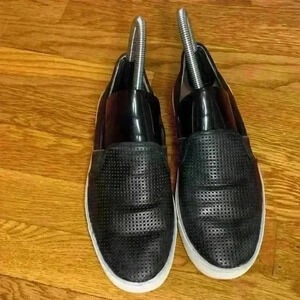 Vince Blair Black Perforated leather loafer, women’s size 6